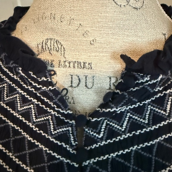 Madewell embroidered smock top - Picture 5 of 6